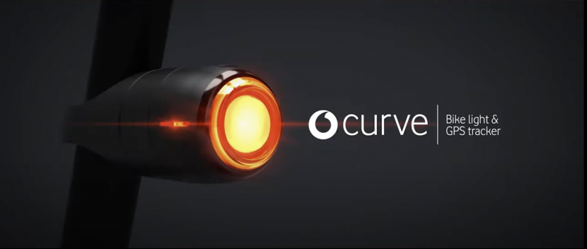 Vodafone presents: Curve Bike light & GPS tracker